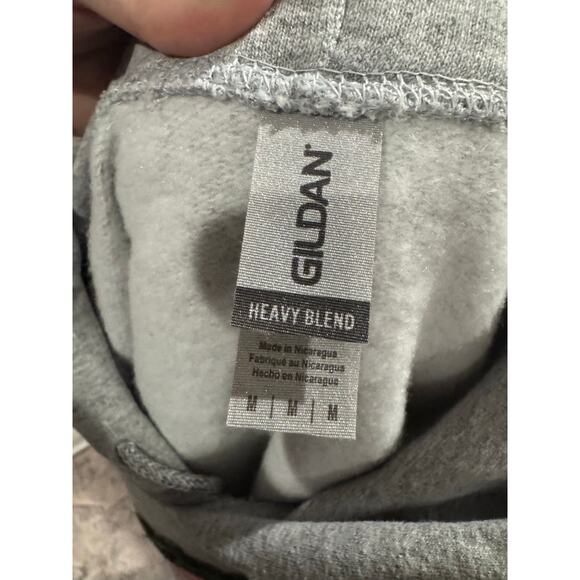 Christmas Red Truck Patch Hoodie Sweatshirt Medium - Picture 3 of 4